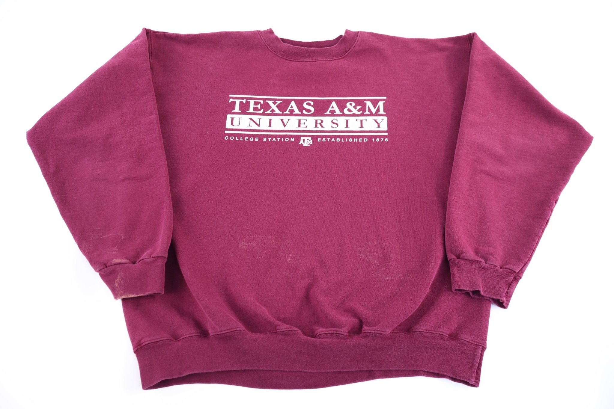 90's Texas A&M University Sweatshirt - Sweatshirt - Thrifted Threads