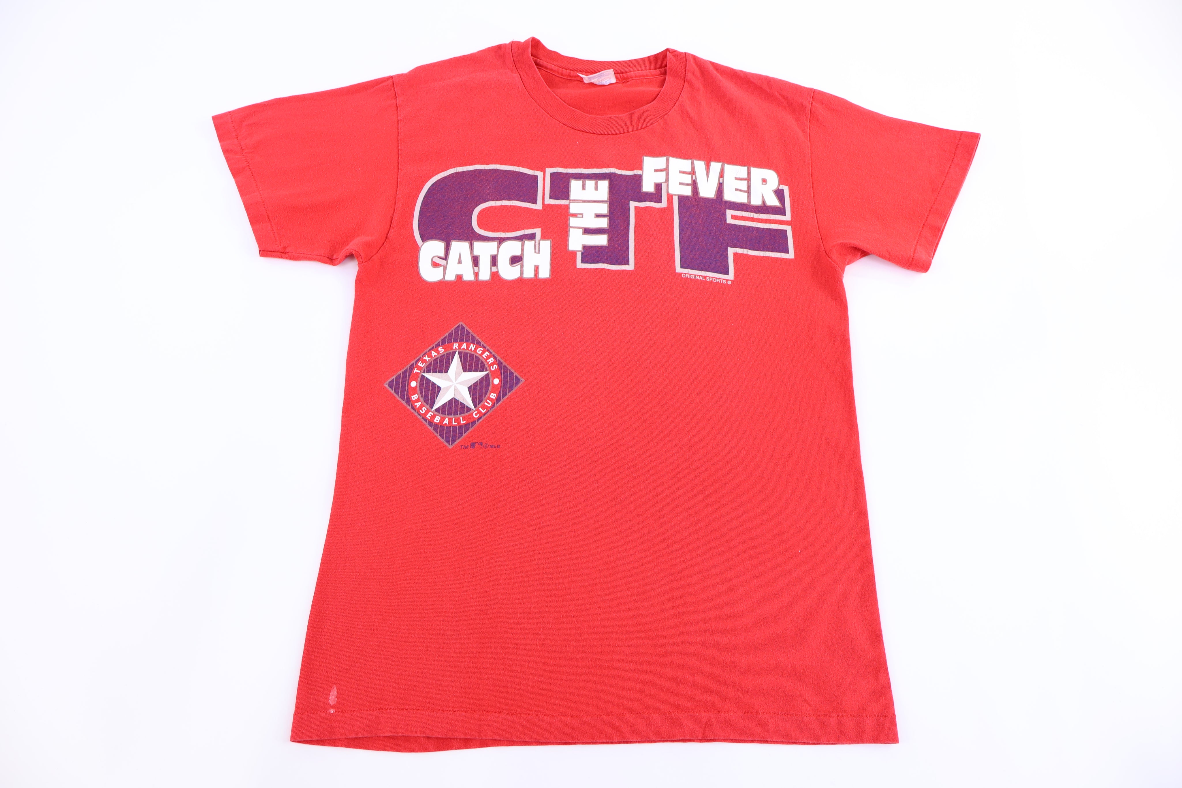 90's Texas Rangers Baseball T-shirt - Shirts & Tops - Thrifted Threads