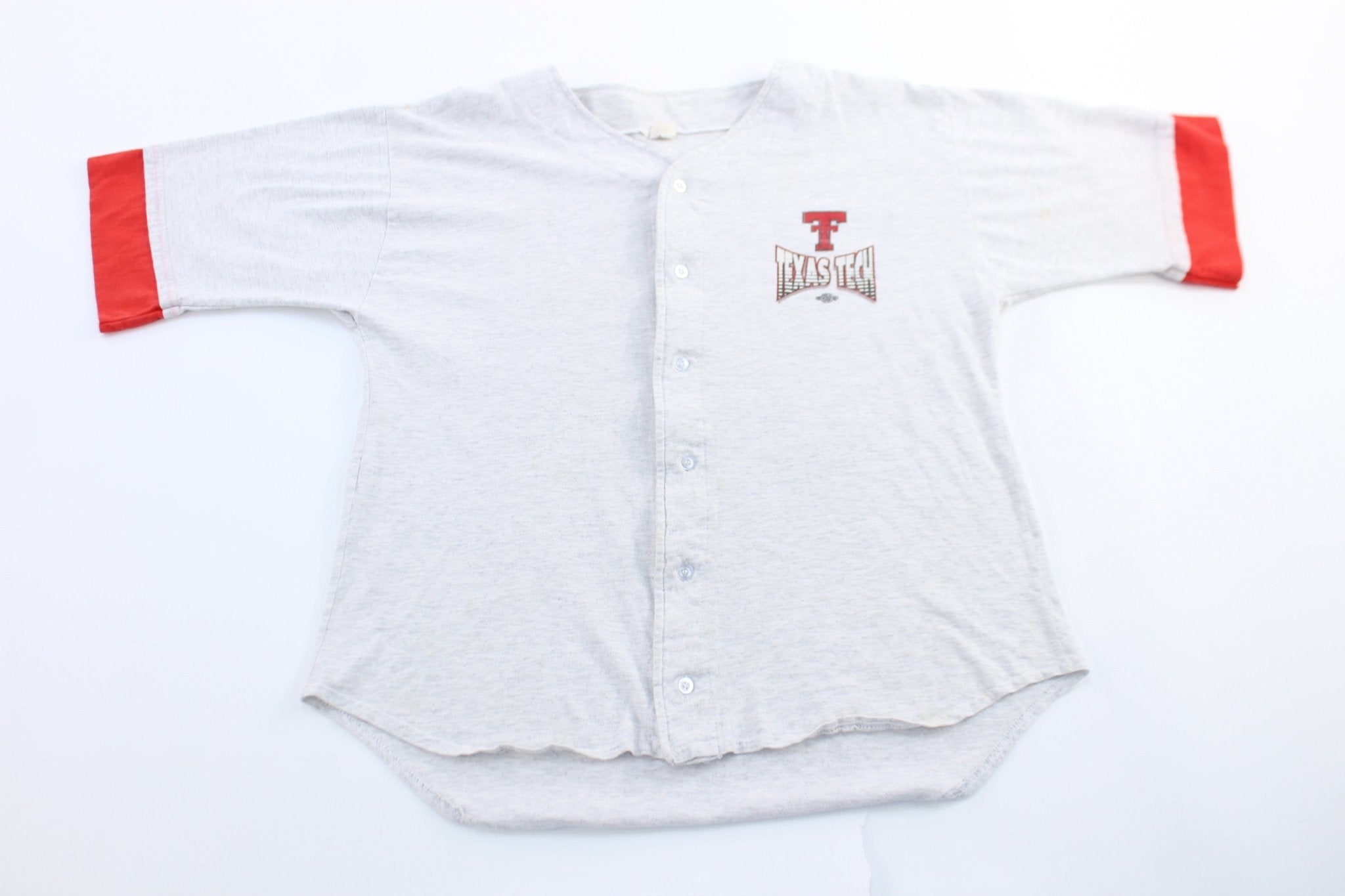 90's Texas Tech University Baseball Jersey - ThriftedThreads.com