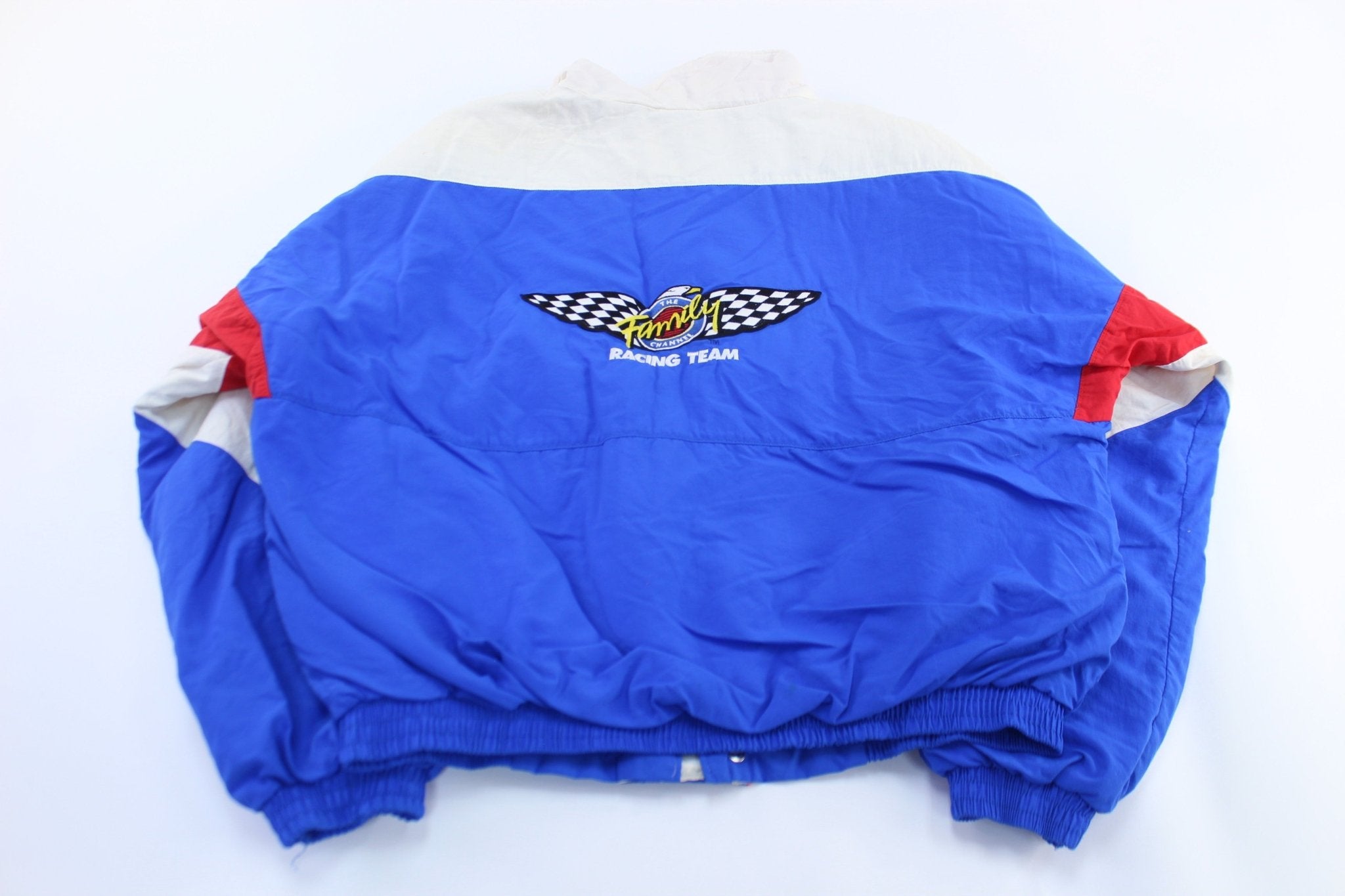 90's The Family Channel Racing Team Zip Up Jacket - ThriftedThreads.com