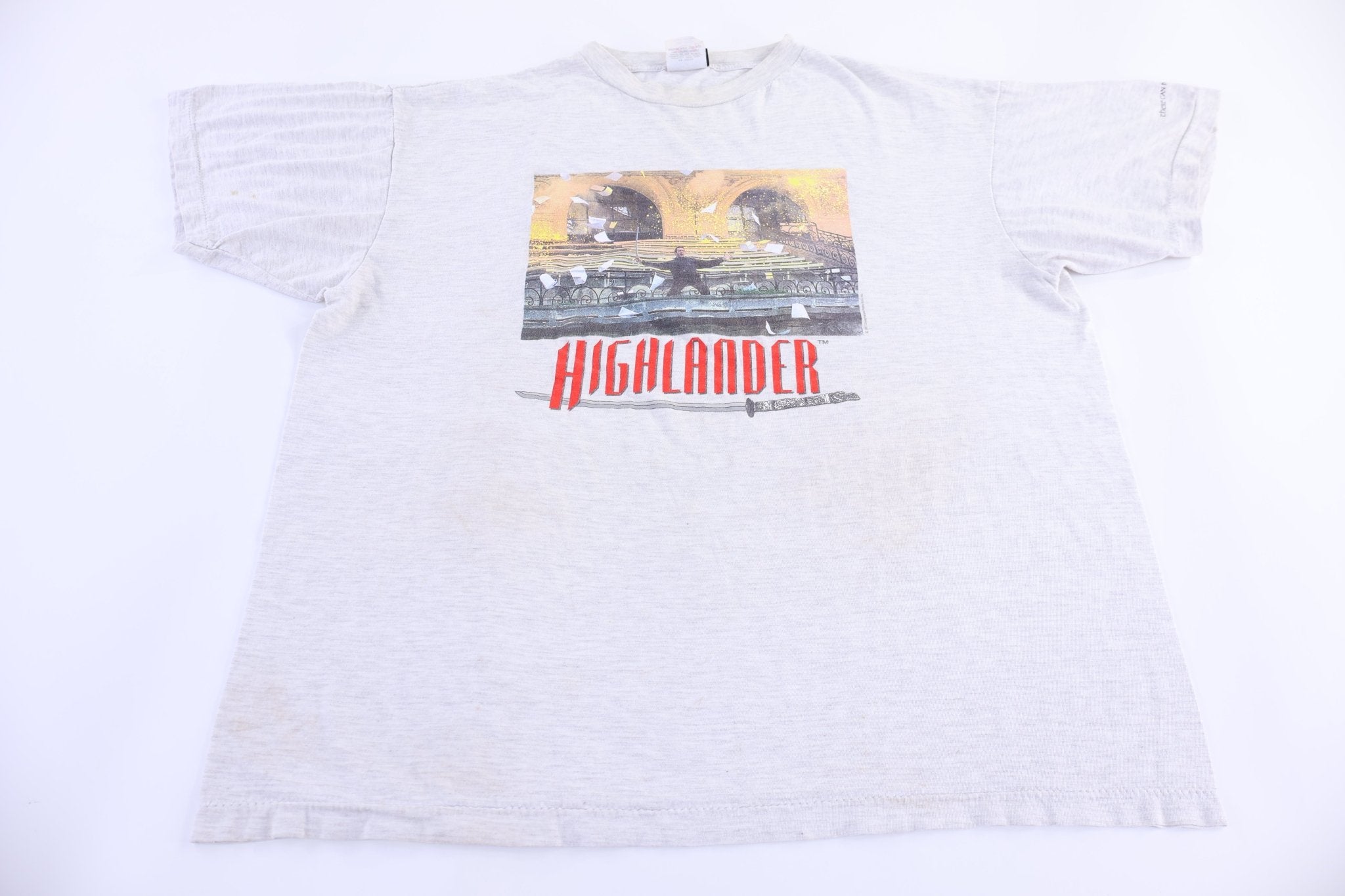 90's The Highlander Graphic T-shirt - Shirts & Tops - Thrifted Threads