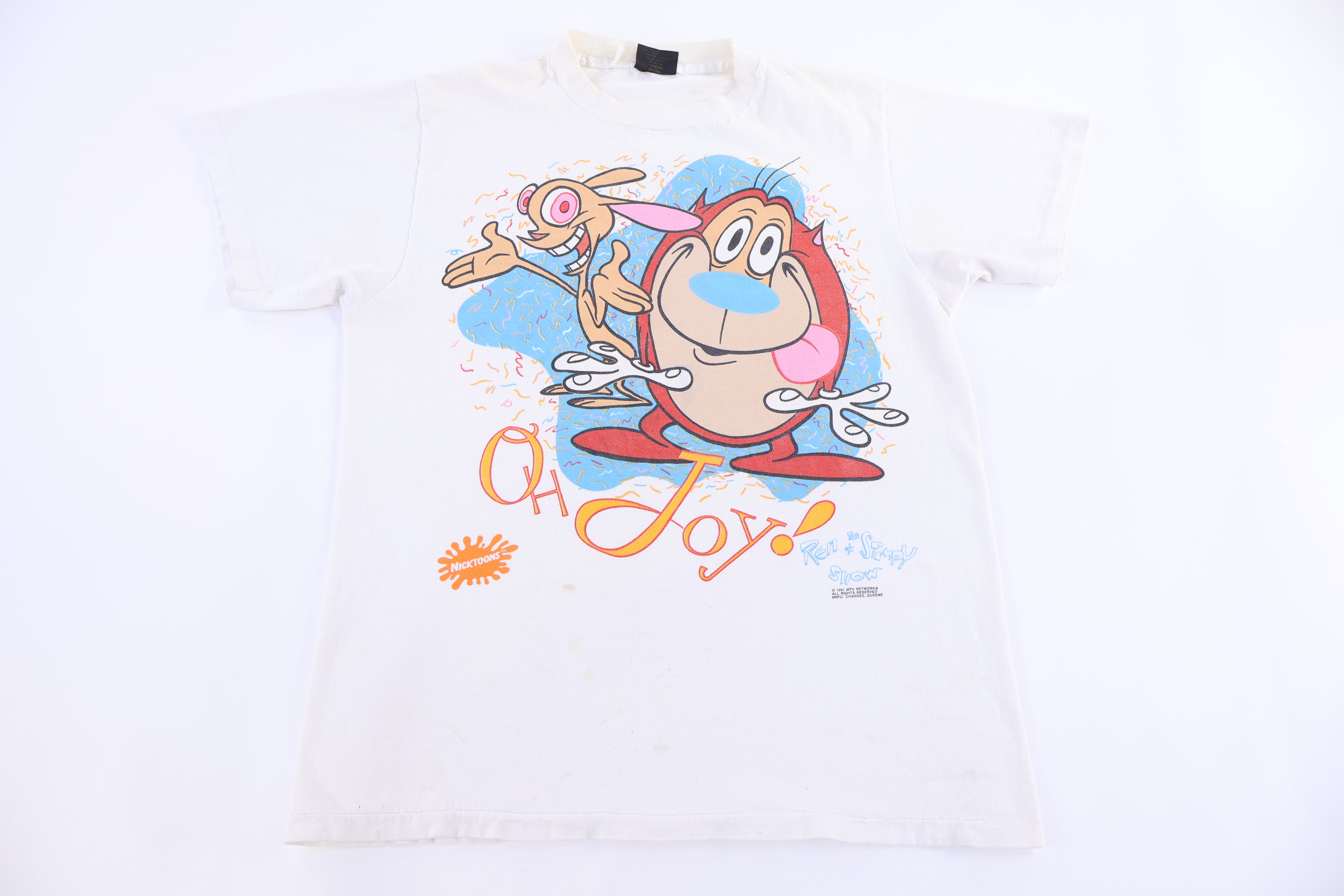90's The Ren & Stimpy Show Graphic T-shirt - Shirts & Tops - Thrifted Threads