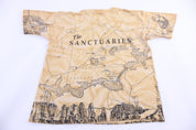 90's The Sanctuaries All Over Graphic T-shirt - Shirts & Tops - Thrifted Threads