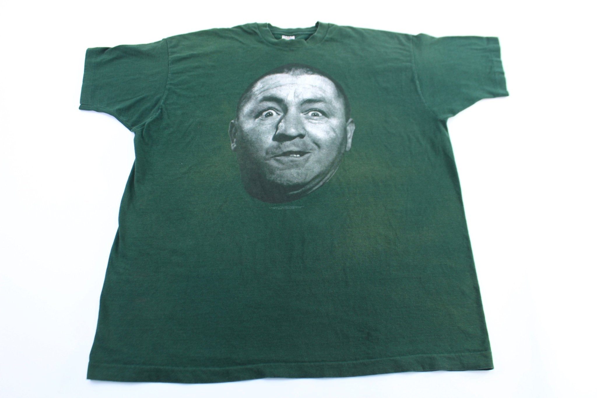 90's The Three Stooges Curly Graphic T-Shirt - ThriftedThreads.com