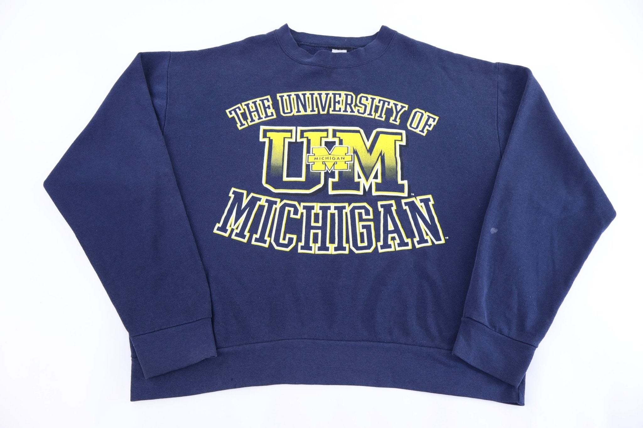 90's The University of Michigan Sweatshirt - Sweatshirt - Thrifted Threads