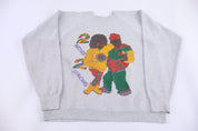 90's Together 2 Strong Graphic Sweatshirt - Sweatshirt - Thrifted Threads