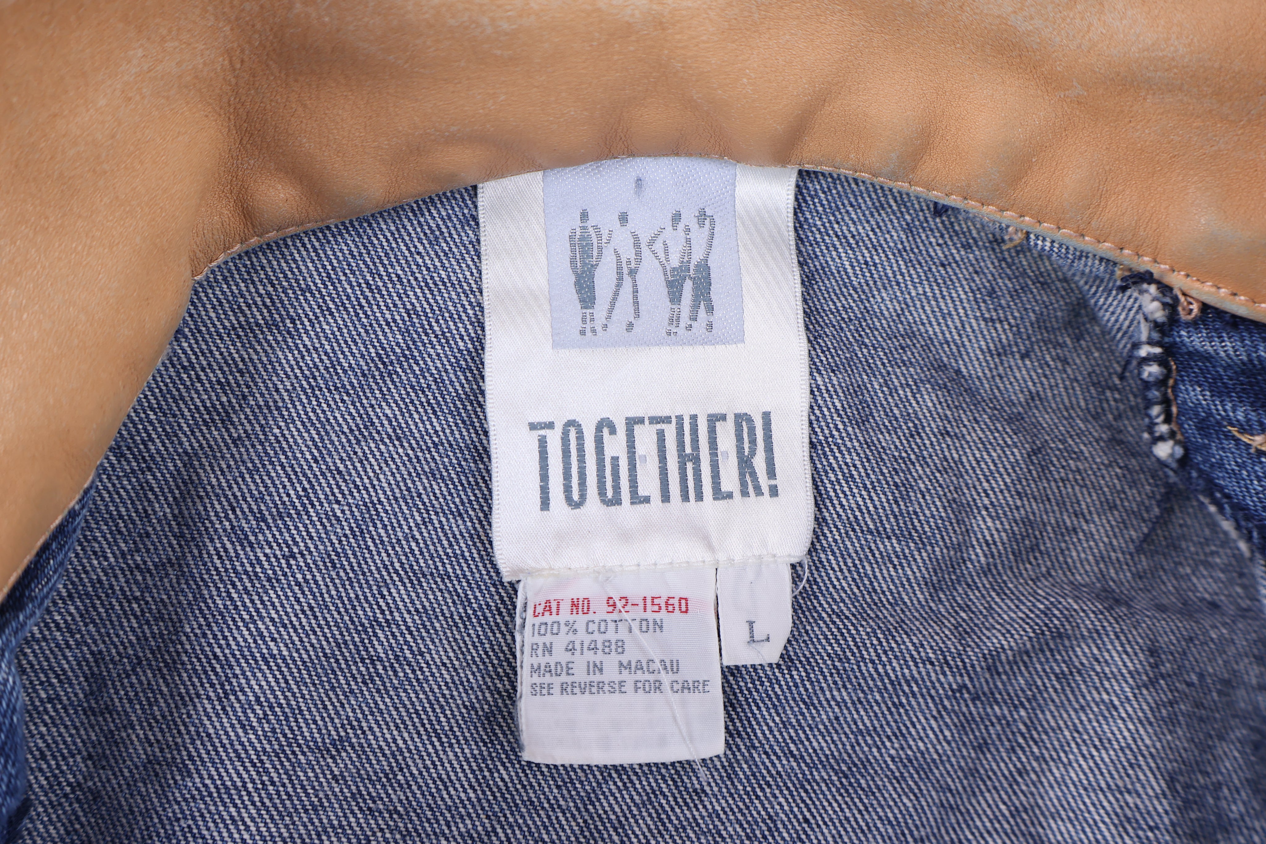 90's Together Denim Full Zip Jacket - Jacket - Thrifted Threads