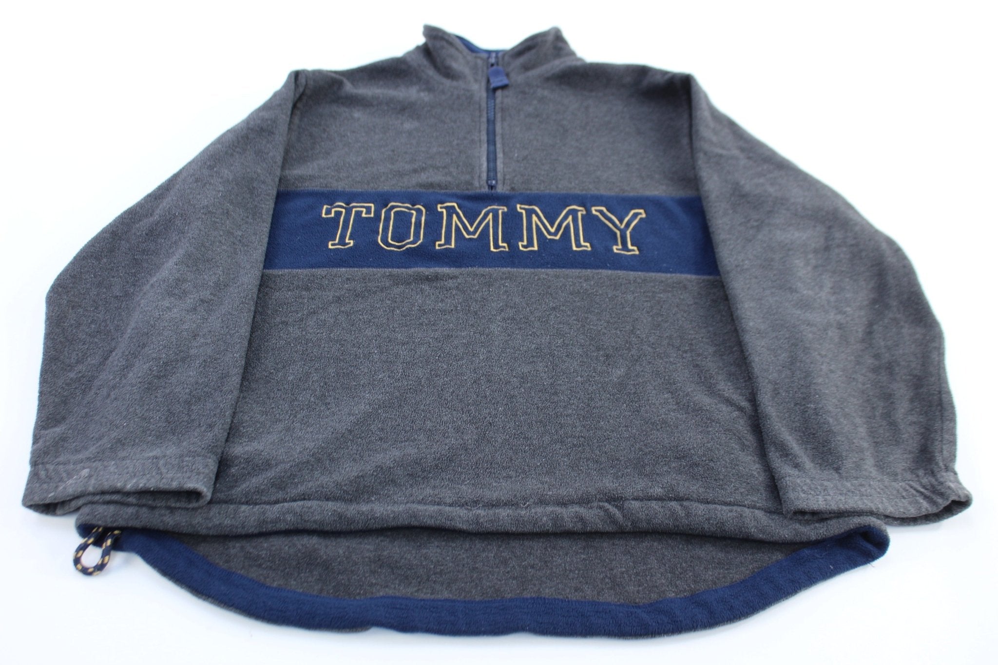90's Tommy Hilfiger Embroidered Fleece Half Zip Pullover - ThriftedThreads.com