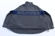 90's Tommy Hilfiger Embroidered Fleece Half Zip Pullover - Jackets - Thrifted Threads