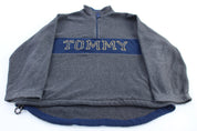 90's Tommy Hilfiger Embroidered Fleece Half Zip Pullover - Jackets - Thrifted Threads