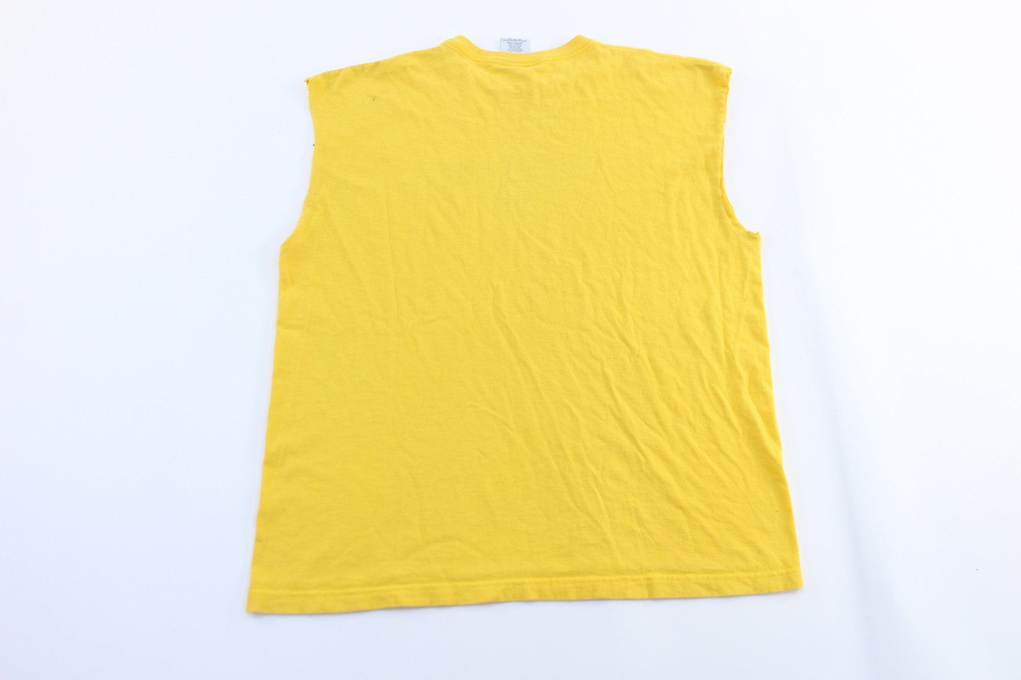 90's Tommy Hilfiger Jeans Yellow Tank Top - ThriftedThreads.com
