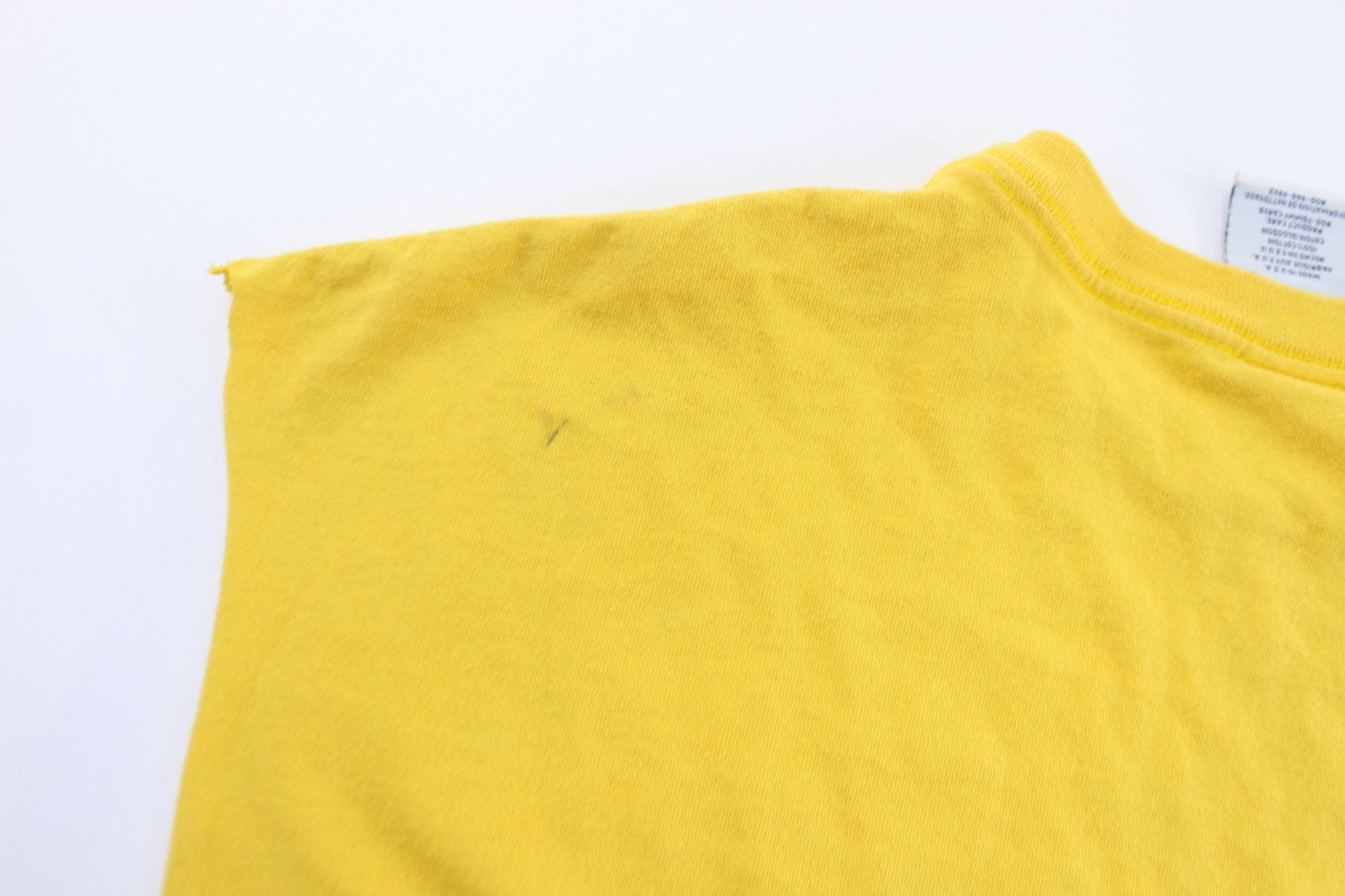 90's Tommy Hilfiger Jeans Yellow Tank Top - ThriftedThreads.com