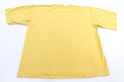 90's Tommy Hiliger Crest Logo Yellow T-Shirt - ThriftedThreads.com