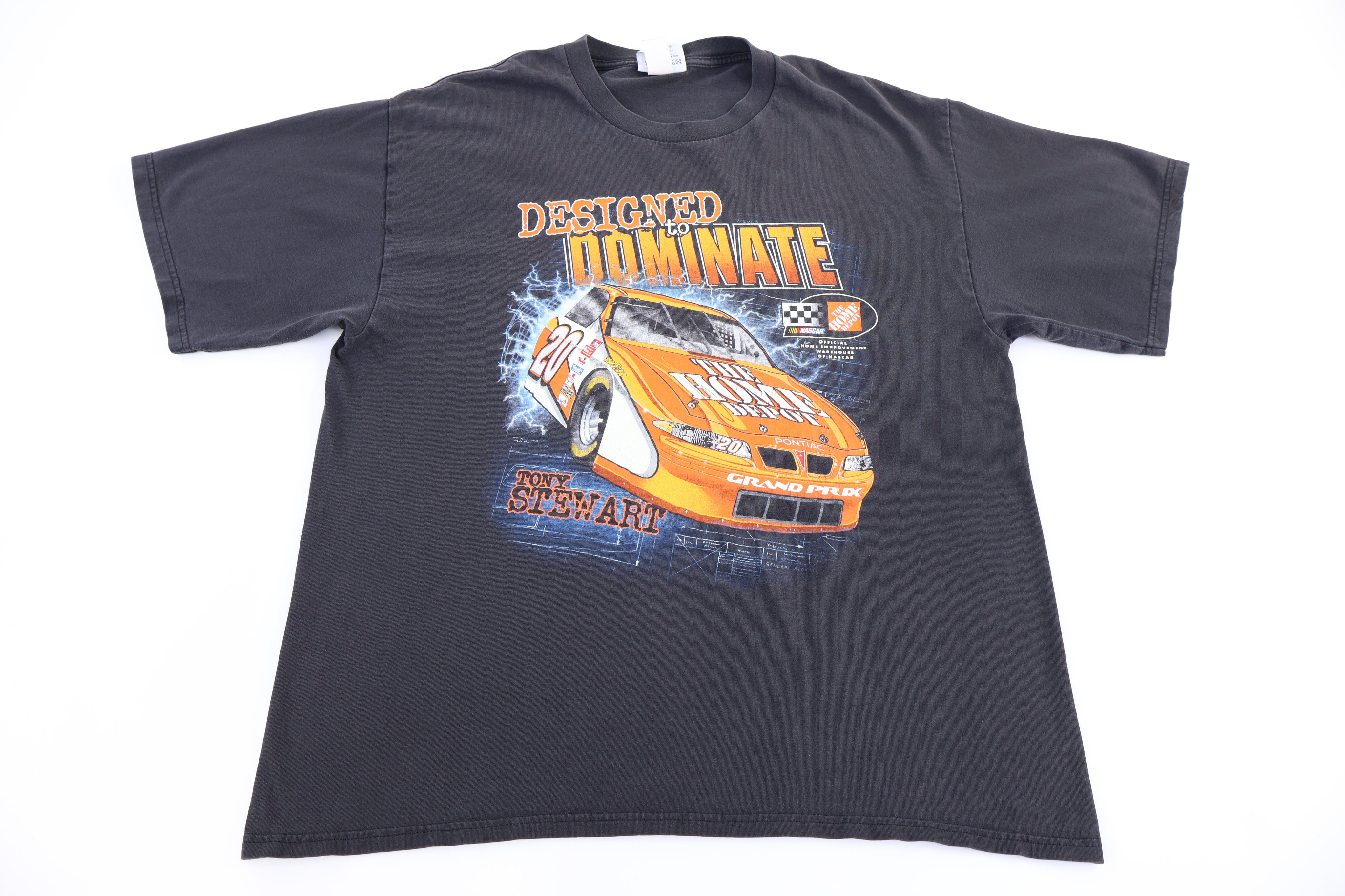 90's Tony Stewart Racing Graphic T-shirt - Shirts & Tops - Thrifted Threads