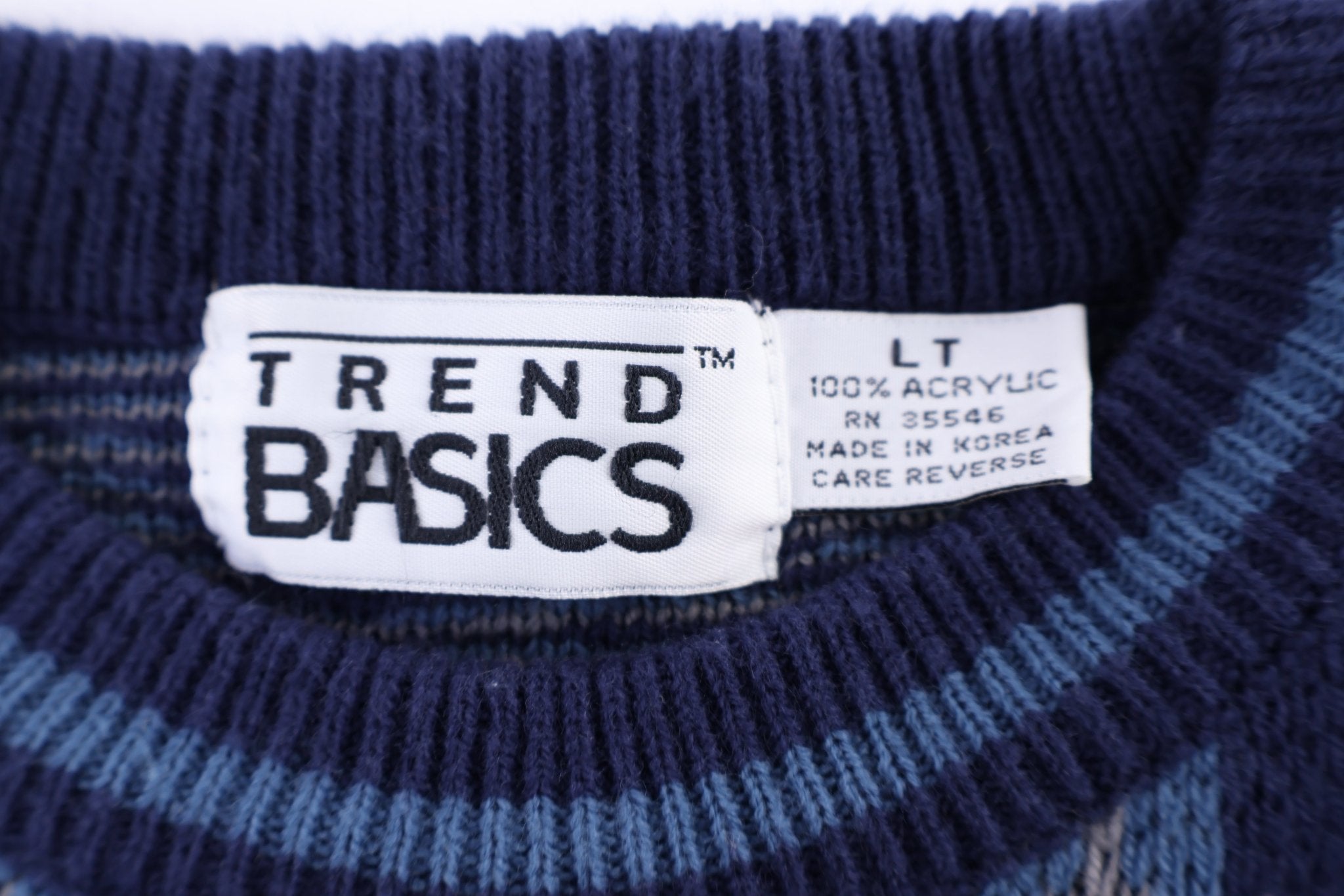 90's Trend Basic Multipattern Knit Sweater - Sweater - Thrifted Threads