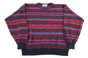 90's Trend Basics Multicolor Knit Sweater - Sweater - Thrifted Threads
