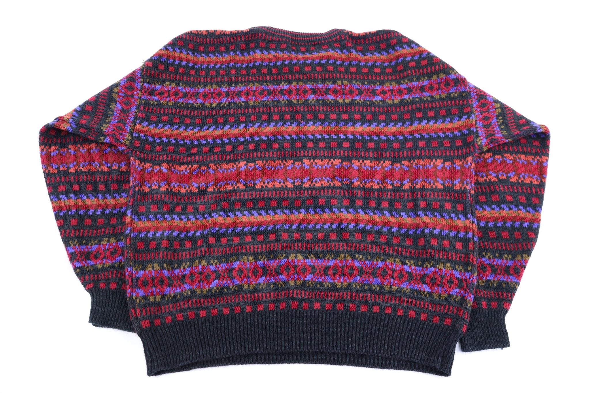 90's Trend Basics Multicolor Knit Sweater - Sweater - Thrifted Threads