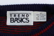 90's Trend Basics Multipatterned Knit Sweater - Sweater - Thrifted Threads