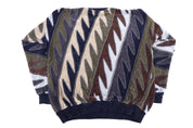 90's Tundra Canada Multicolor Knit Sweater - Sweater - Thrifted Threads