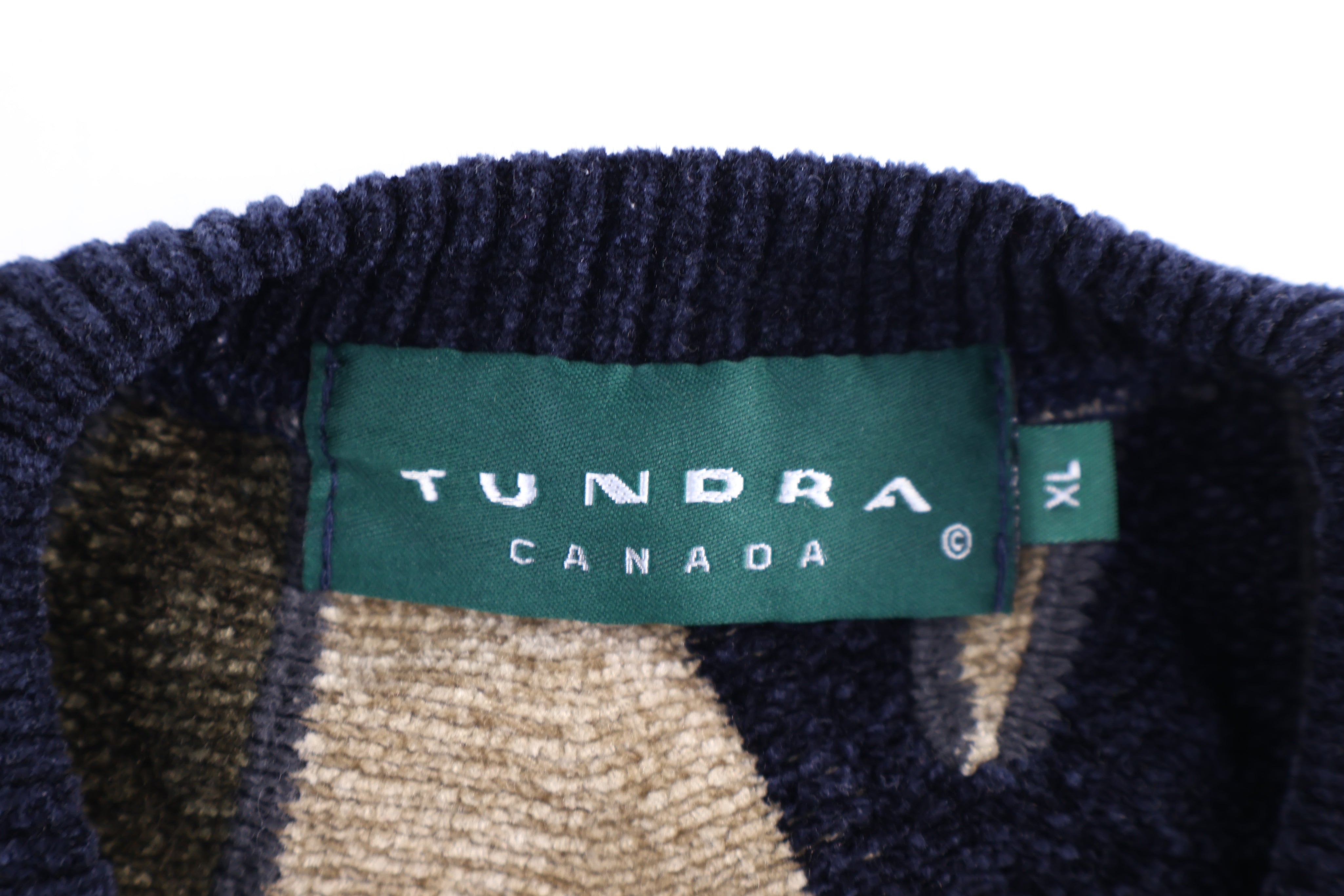 90's Tundra Canada Multicolor Knit Sweater - Sweater - Thrifted Threads