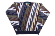 90's Tundra Canada Multicolor Knit Sweater - Sweater - Thrifted Threads
