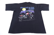 90's Turn One Biker Graphic T-shirt - Shirts & Tops - Thrifted Threads