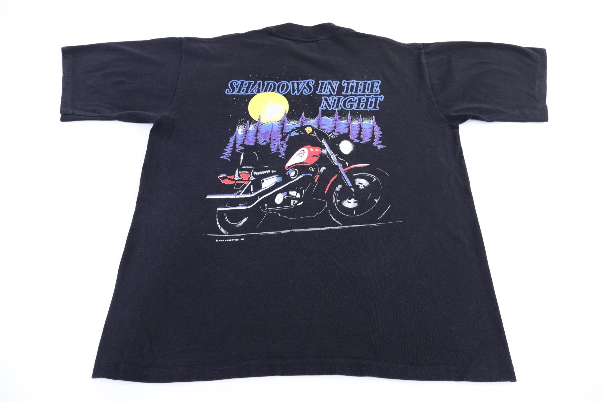 90's Turn One Biker Graphic T-shirt - Shirts & Tops - Thrifted Threads