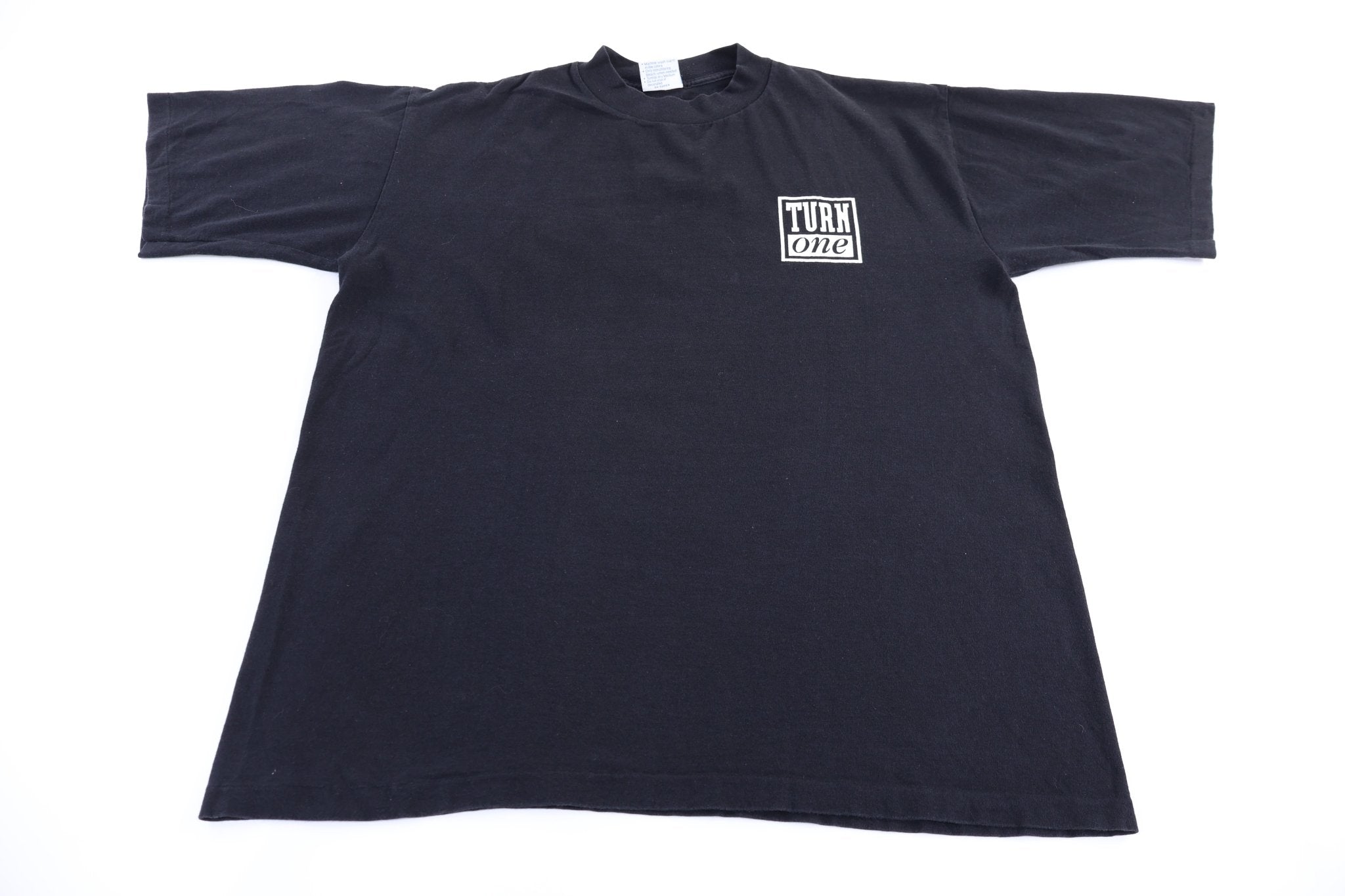 90's Turn One Biker Graphic T-shirt - Shirts & Tops - Thrifted Threads