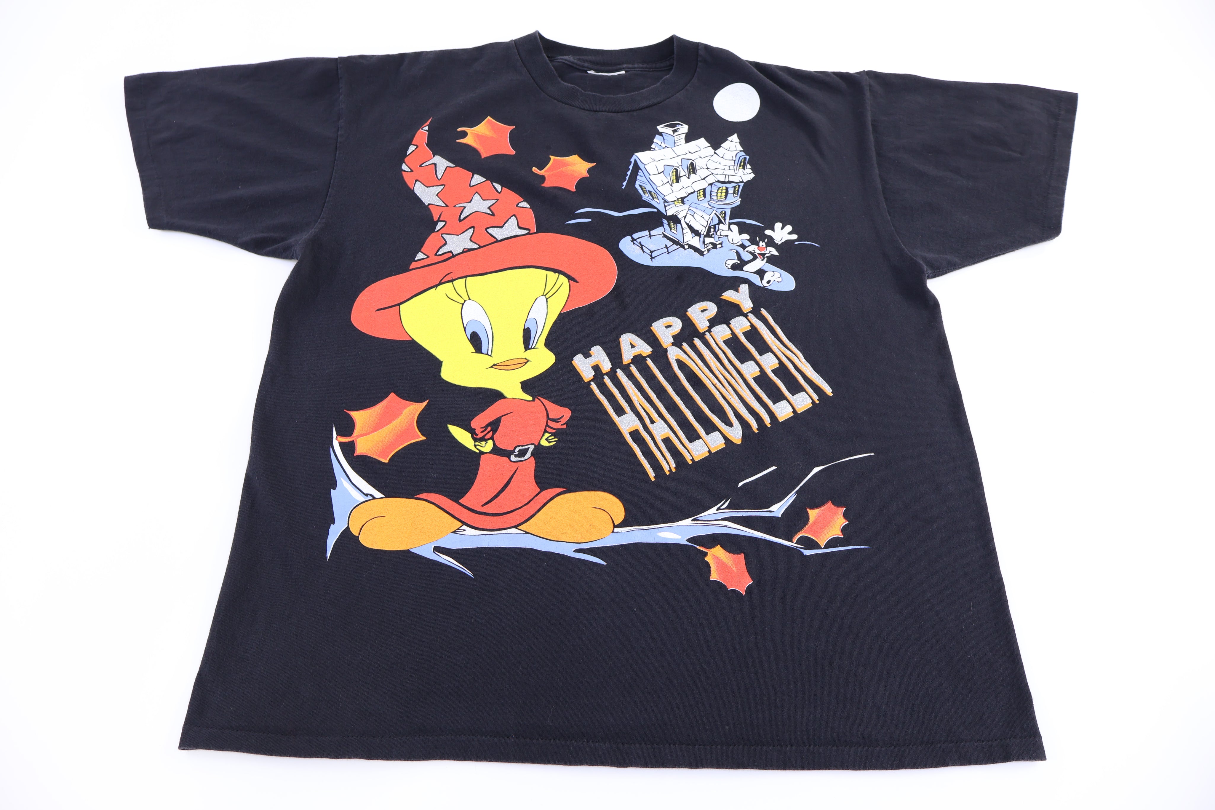 90's Tweety Bird Halloween T-shirt - Shirts & Tops - Thrifted Threads