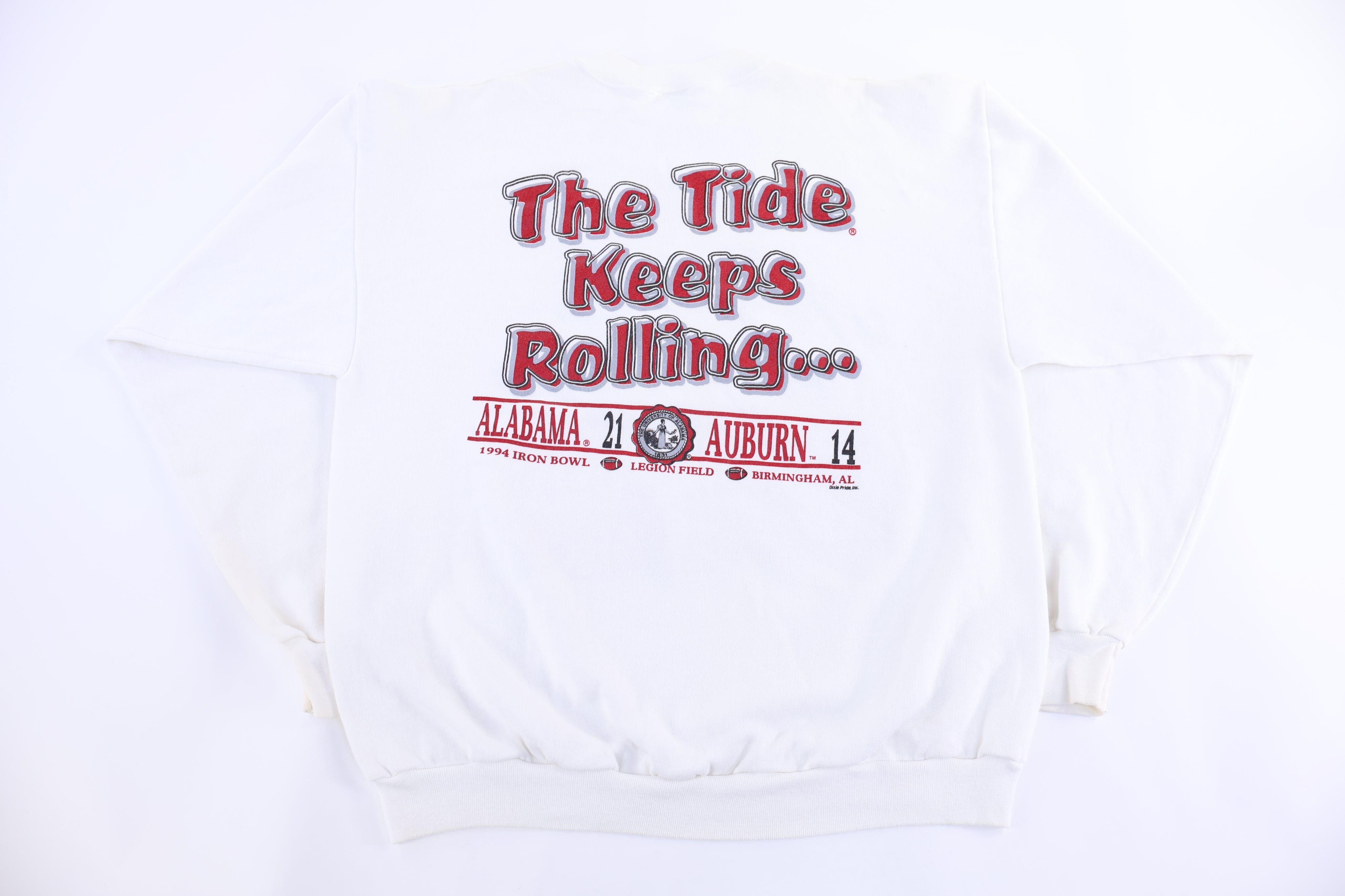 90's University of Alabama Attitude Adjustment Sweatshirt - Sweatshirt - Thrifted Threads