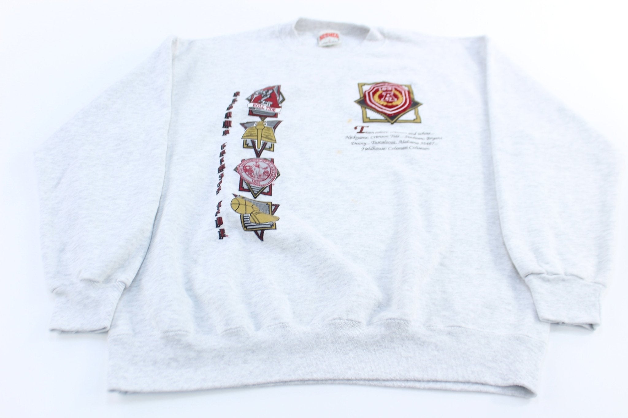 90's University of Alabama Crimson Tide Nutmeg Sweatshirt - ThriftedThreads.com