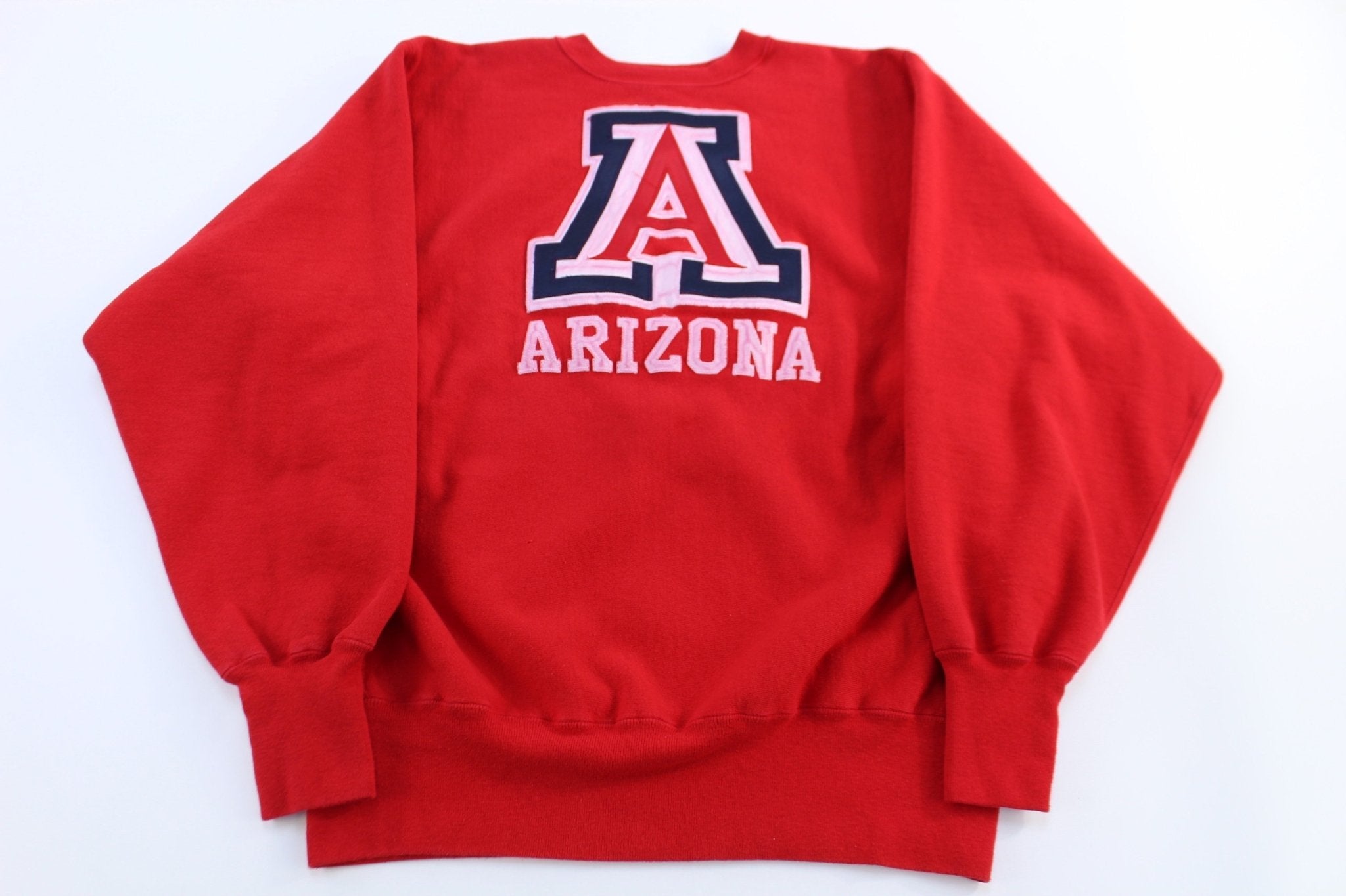 90's University of Arizona Reverse Weave Sweatshirt - Sweatshirt - Thrifted Threads