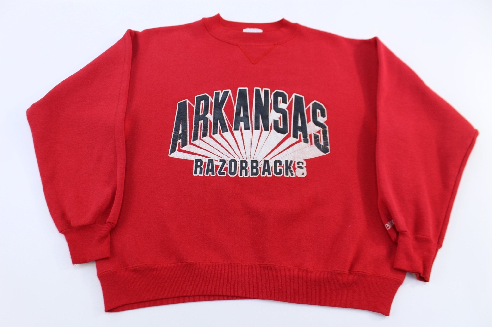 90's University of Arkansas Sweatshirt - Sweatshirt - Thrifted Threads