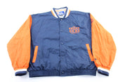 90's University of Auburn Embroidered Pro Player Bomber Jacket - ThriftedThreads.com