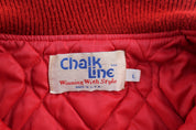 90's University of Illinois Chalk Line Wool Varsity Jacket - Jackets - Thrifted Threads