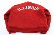 90's University of Illinois Chalk Line Wool Varsity Jacket - Jackets - Thrifted Threads