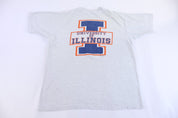 90's University of Illinois T-shirt - Shirts & Tops - Thrifted Threads
