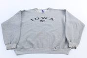 90's University of Iowa Grey Champion Sweatshirt - ThriftedThreads.com