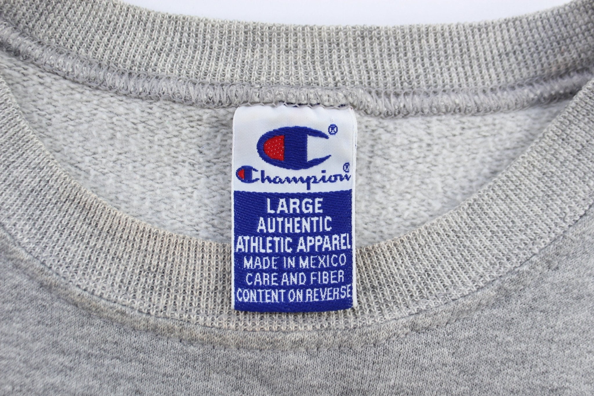 90's University of Iowa Grey Champion Sweatshirt - ThriftedThreads.com