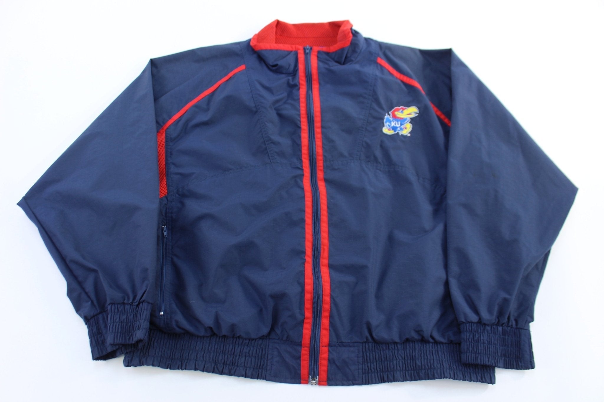 90's University of Kansas Full Zip Jacket - Jacket - Thrifted Threads