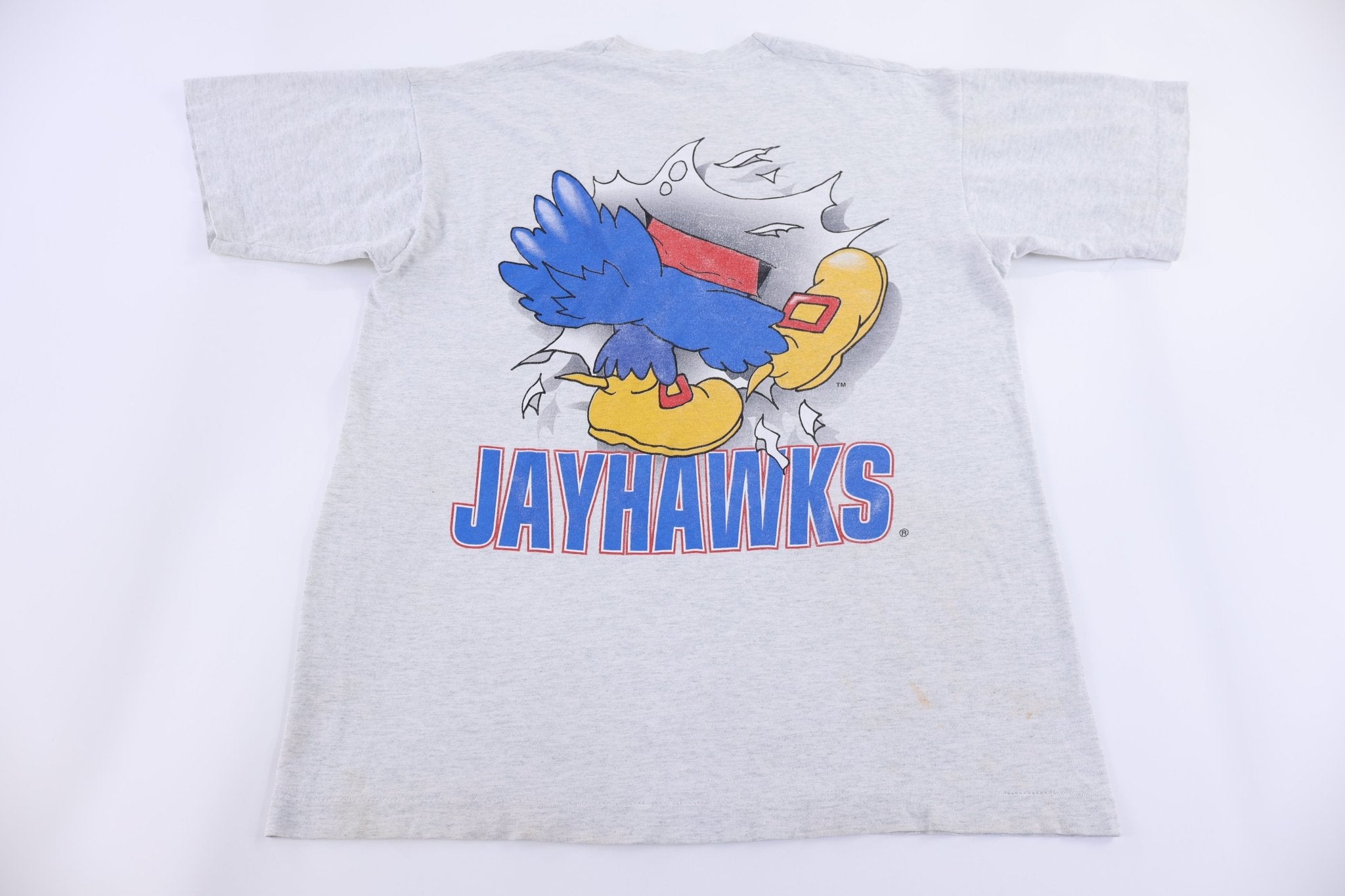 90's University of Kansas Jayhawks T-shirt - Shirts & Tops - Thrifted Threads