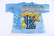 90's University of Kentucky Wildcats All Over Graphic T-shirt - Shirts & Tops - Thrifted Threads