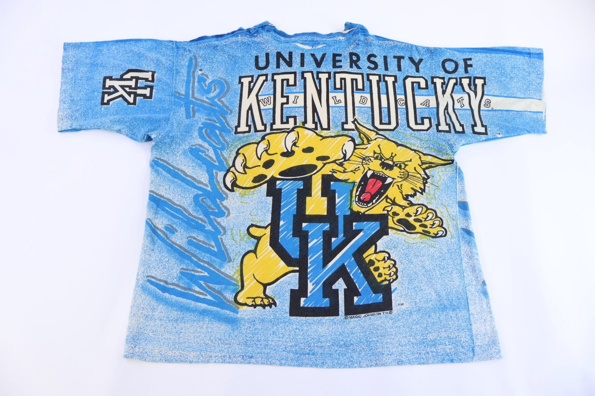 90's University of Kentucky Wildcats All Over Graphic T-shirt - Shirts & Tops - Thrifted Threads