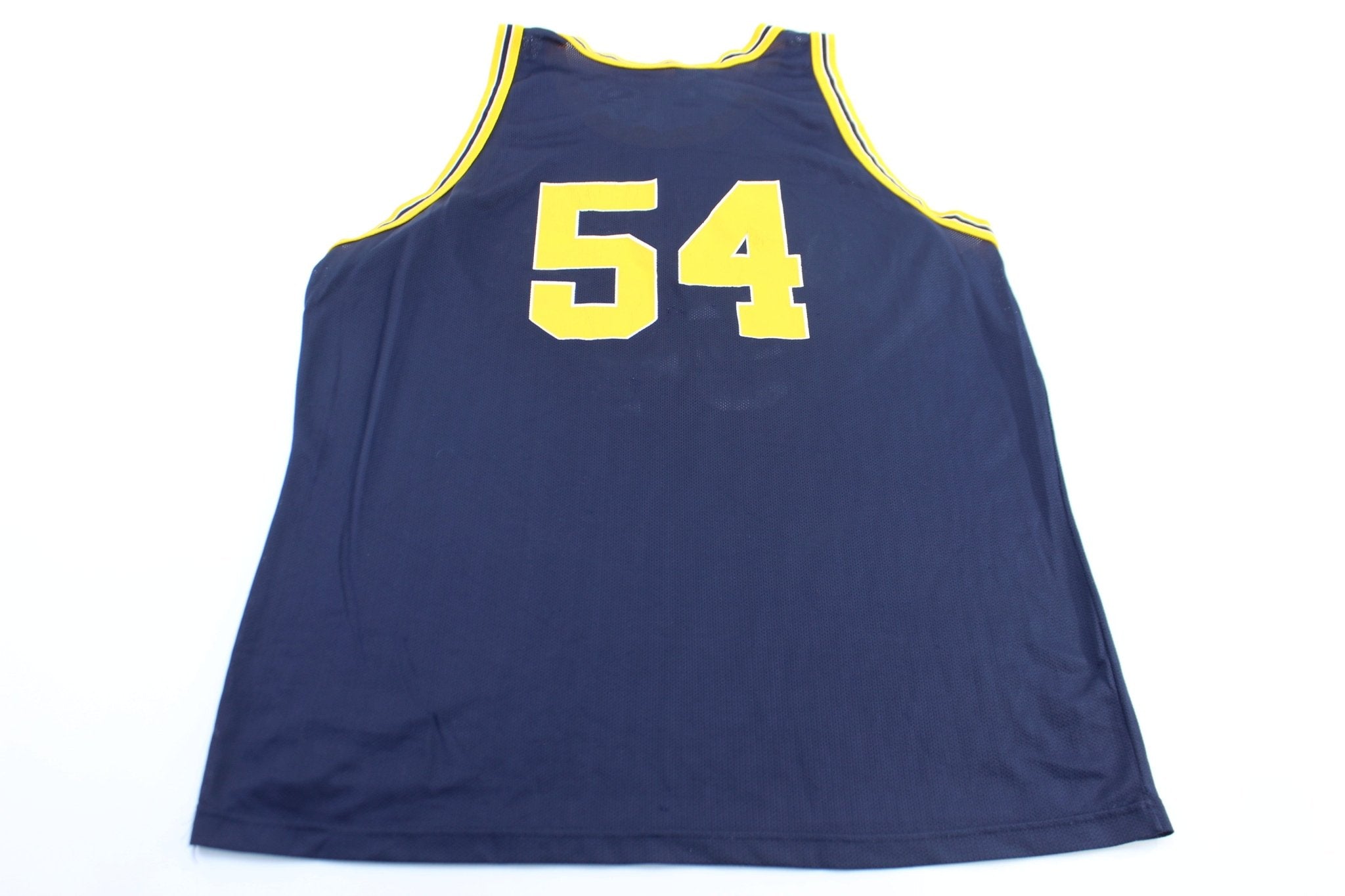 90's University of Michigan #54 Champion Basketball Jersey - ThriftedThreads.com