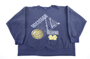 90's University of Michigan Sweatshirt - Sweatshirt - Thrifted Threads