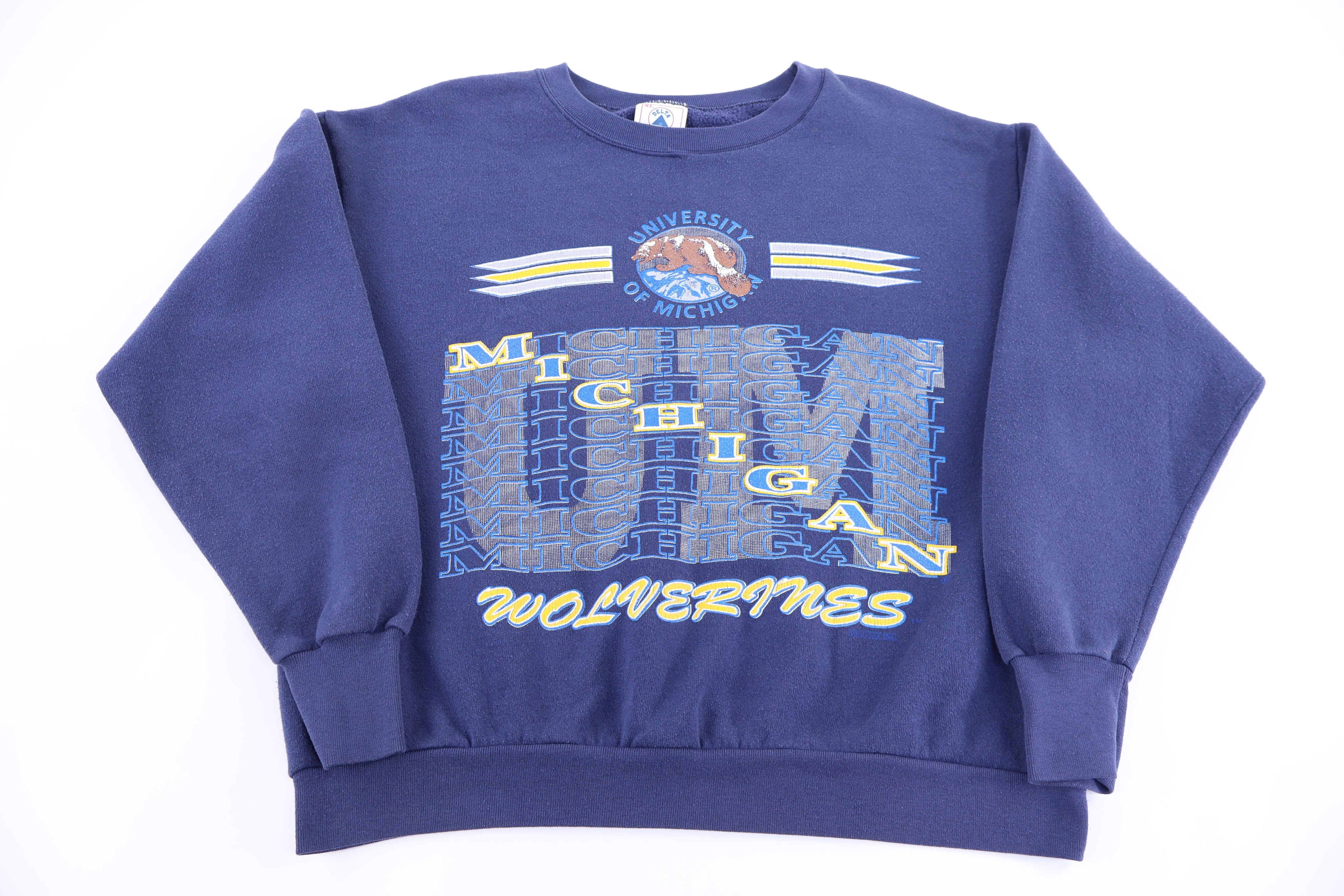 90's University of Michigan Wolverines Sweatshirt - Sweatshirt - Thrifted Threads