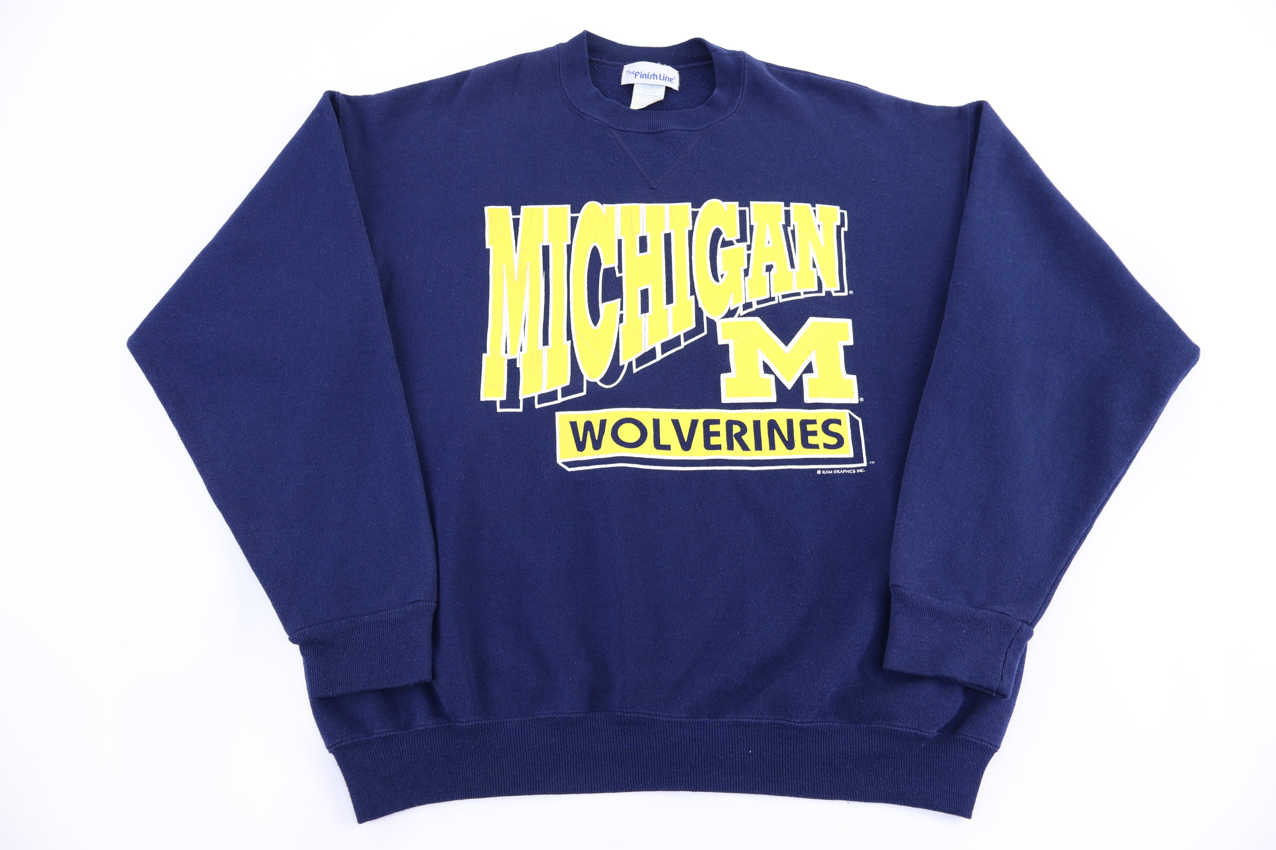 90's University of Michigan Wolverines Sweatshirt - Sweatshirt - Thrifted Threads