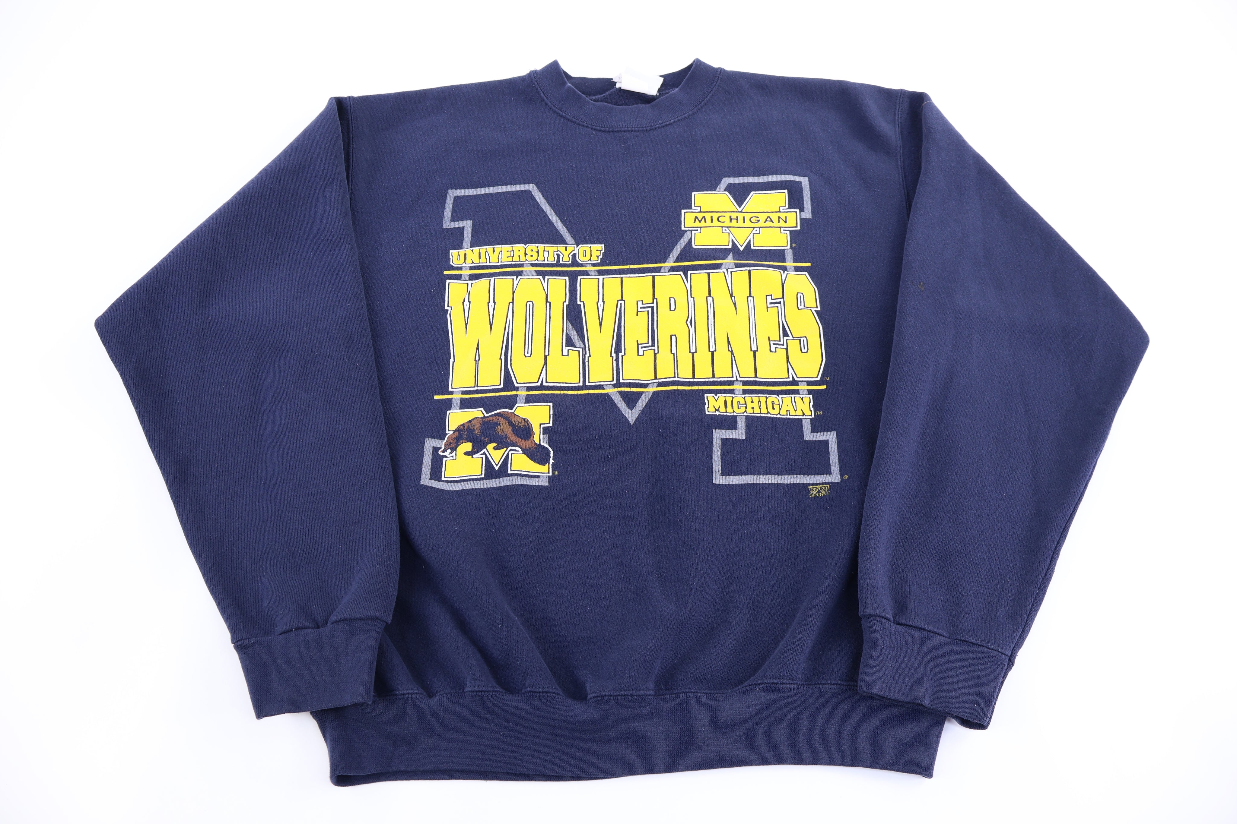90's University of Michigan Wolverines Sweatshirt - Sweatshirt - Thrifted Threads