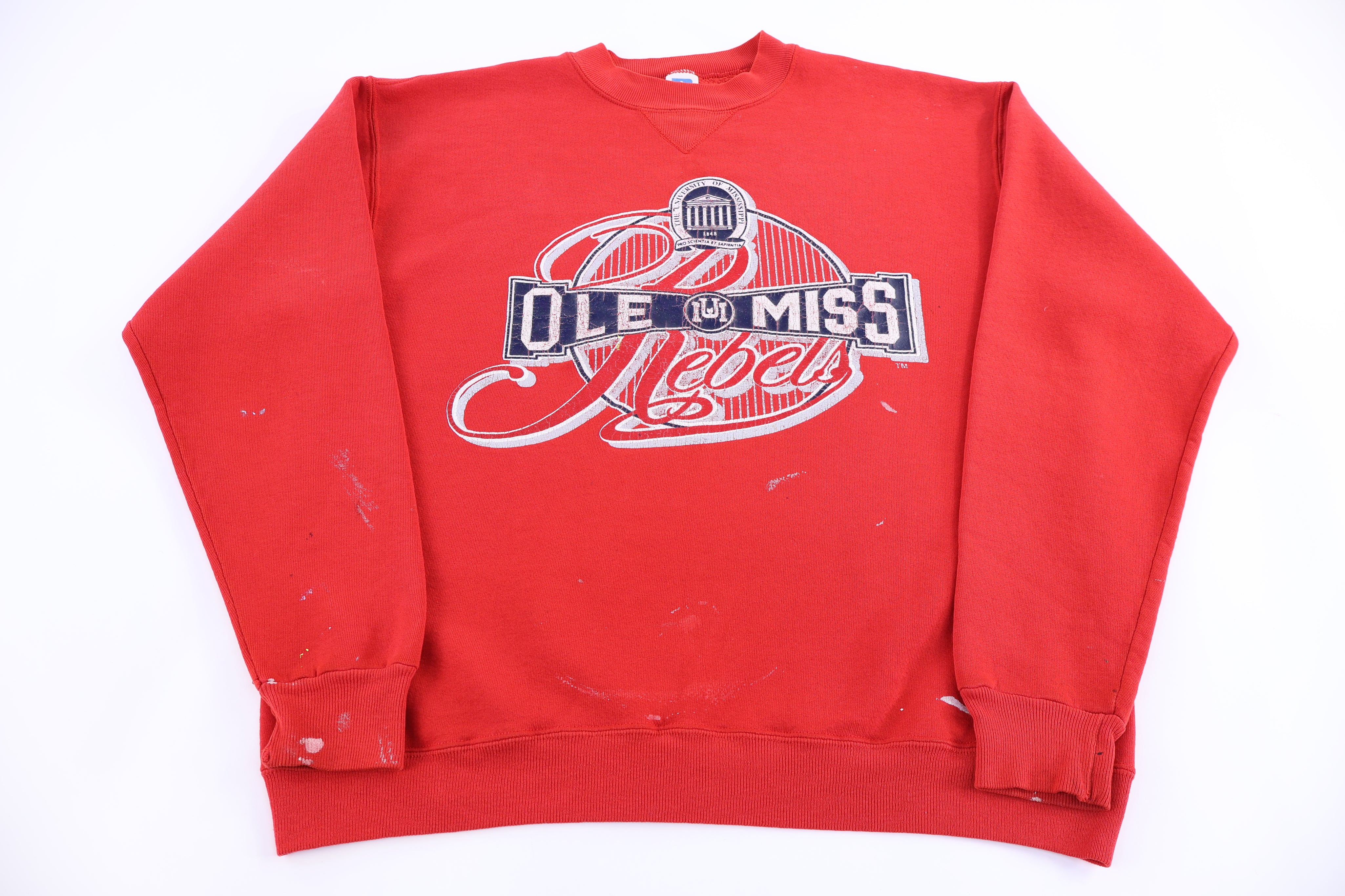 90's University of Mississippi Sweatshirt - Sweatshirt - Thrifted Threads