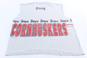 90's University of Nebraska Cornhuskers All Over Print Tank Top - ThriftedThreads.com